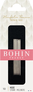 Bohin ~Milliners-Straw Size 10- 15/pkt