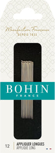 Bohin ~ Applique Long Needle Size 12 - 15/pkt