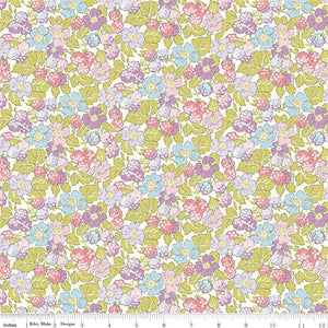 Liberty Fabrics - Postcard from the Highlands~ Raspberry Forage A