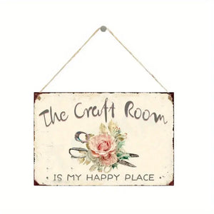 Wooden small sign ~The Craft Room