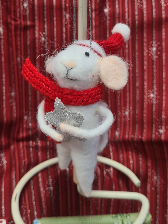 Bright Star Mouse~hanging ornament