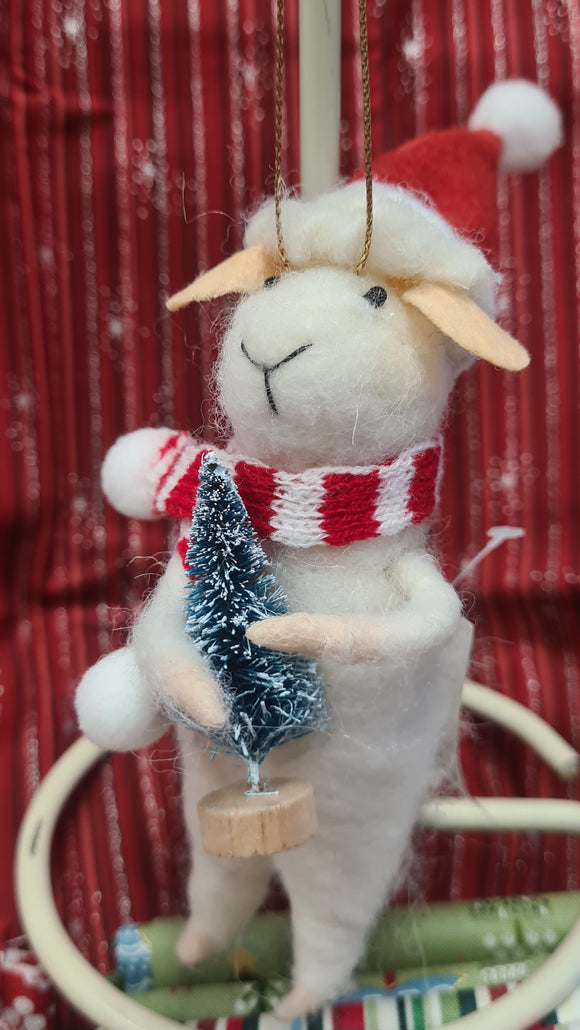 Bella Sheep ~hanging ornament