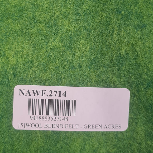 Wool Blend felt~Green Acres~ 2714