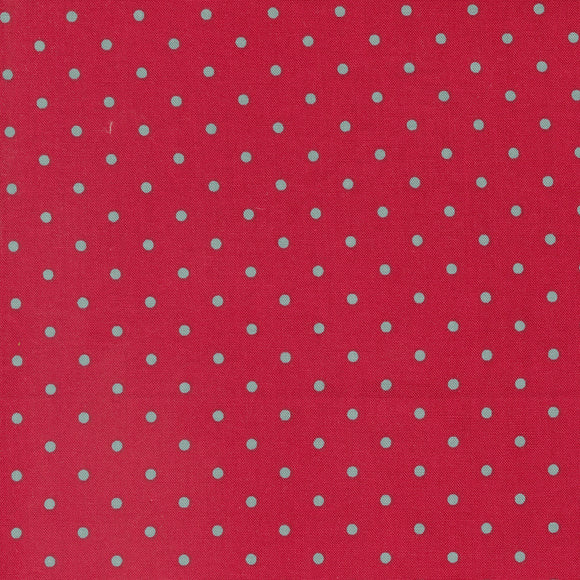 My Summer House ~Aqua dots on Red