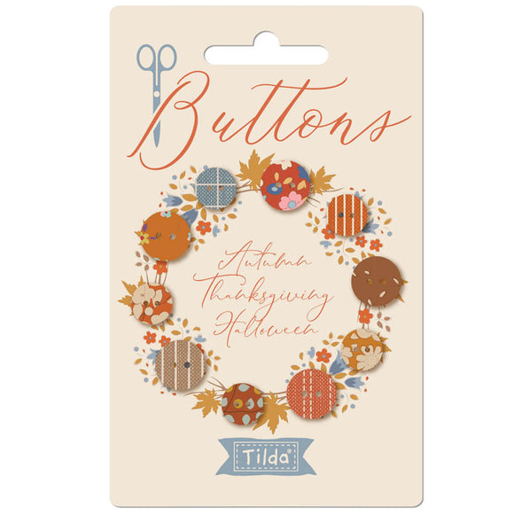 Tilda Creating Memories~ Button Pack~Autumn