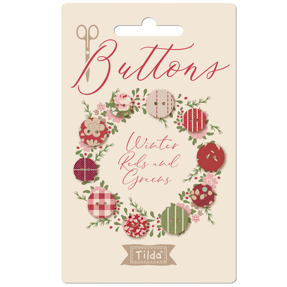 Tilda Creating Memories~ Button Pack~Winter