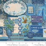 Curated in Colour~  Collage Blue