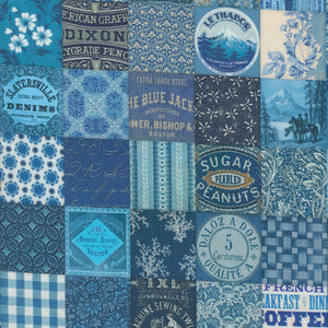 Curated in Colour~  Patchwork Blue