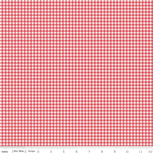 Gone Glamping~ Gingham~ Red