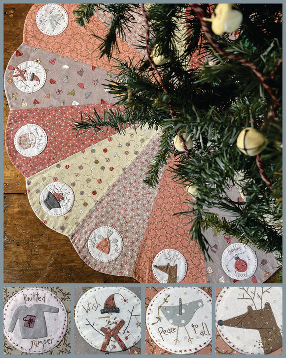 Hatched & Patched~Around the Christmas Tree Skirt~ Pattern