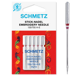 Schmetz Embroidery Needle Size  75/90