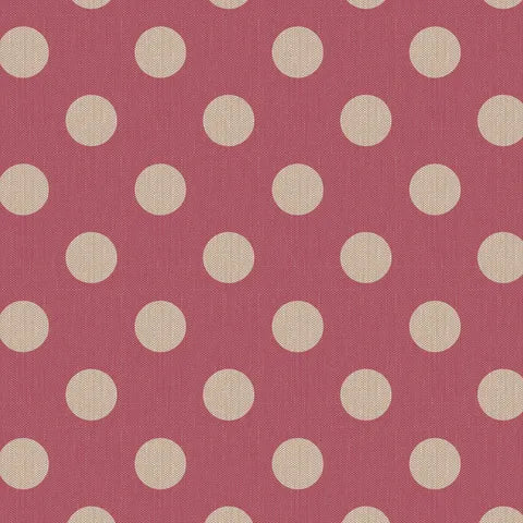 Tilda Chambray Dots ~Burgundy