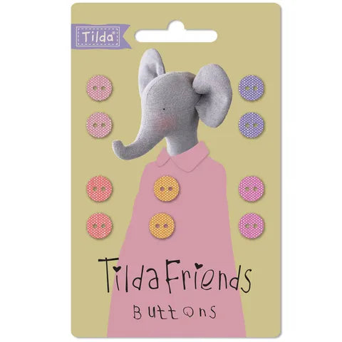 Tilda Friends Chambray Buttons~Warm~9mm