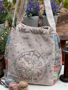 Hatched & Patched~ Love To Sew Drawstring Bag Pattern