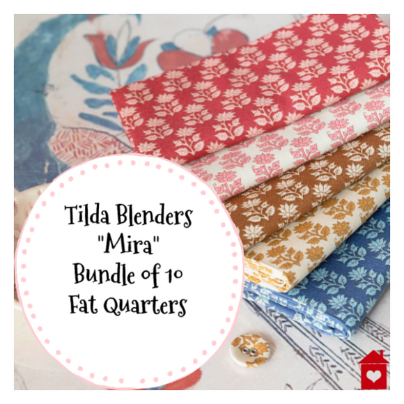 Tilda Blenders~ Mira ~ fat quarter bundle of 10