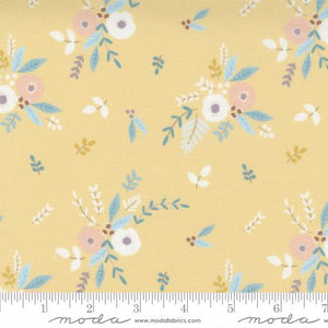 Little Ducklings ~Paper + Cloth~ floral~ mustard