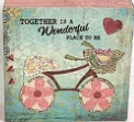 Together is a Wonderful Place to be~  mini block sign